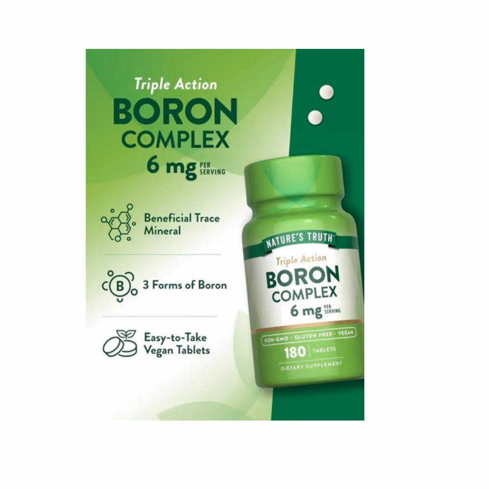 Nature's Truth Triple Action Boron Complex 6mg Tablets 3
