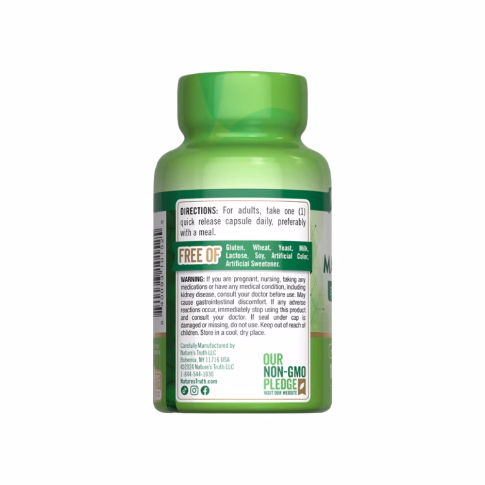 Nature's Truth Triple Magnesium Complex 100 Caps 2