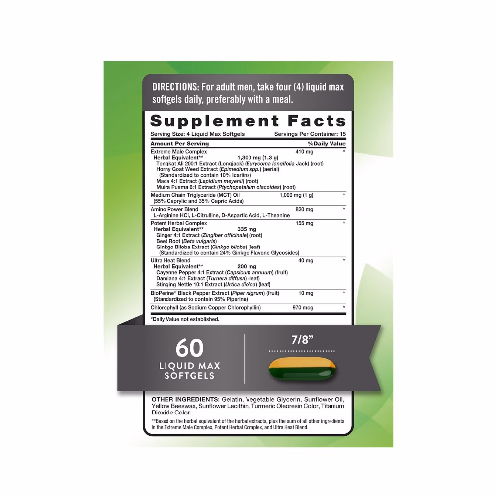 Nature's Truth Ultra Libido 60 Softgels 3