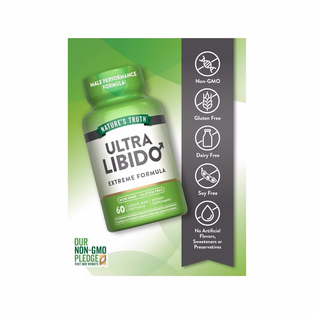 Nature's Truth Ultra Libido 60 Softgels 2