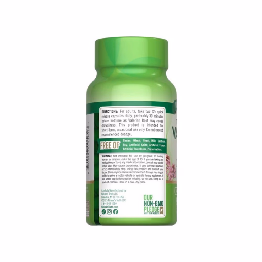 Nature's Truth Valerian Root 2400mg Tablet 90s 4