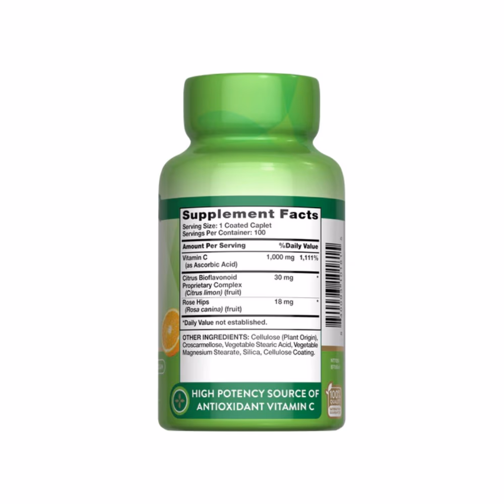 Natures Truth Vitamin C 1000mg Plus Bioflavonoids 100 Capsules 2