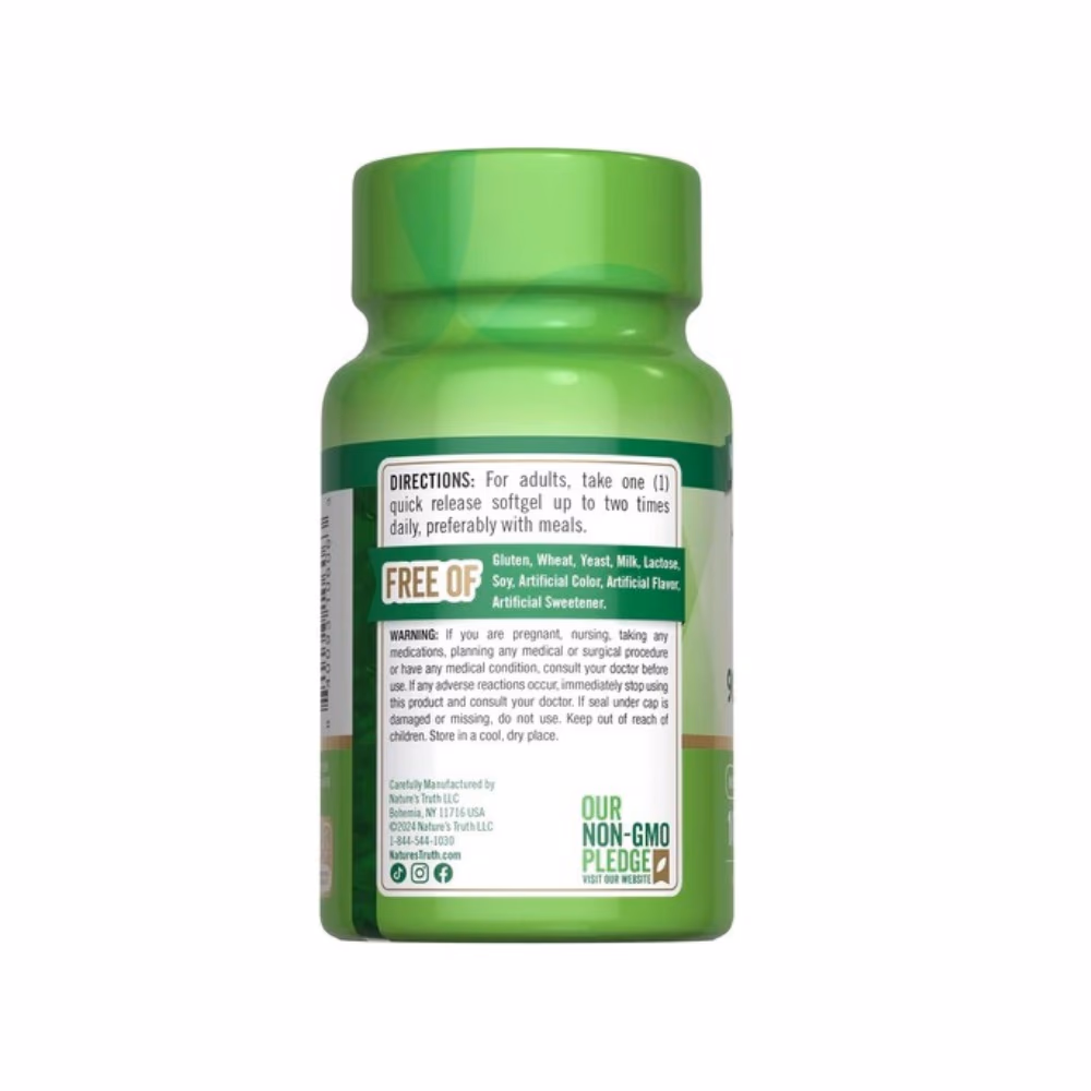 Nature's Truth Vitamin E 90mg/200 IU Softgels 100s 4