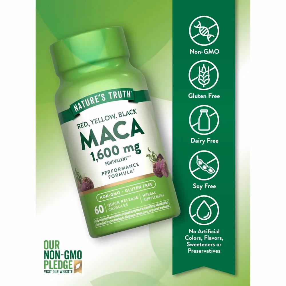 Natures Truth Maca 1600Mg - 60 Capsules 5