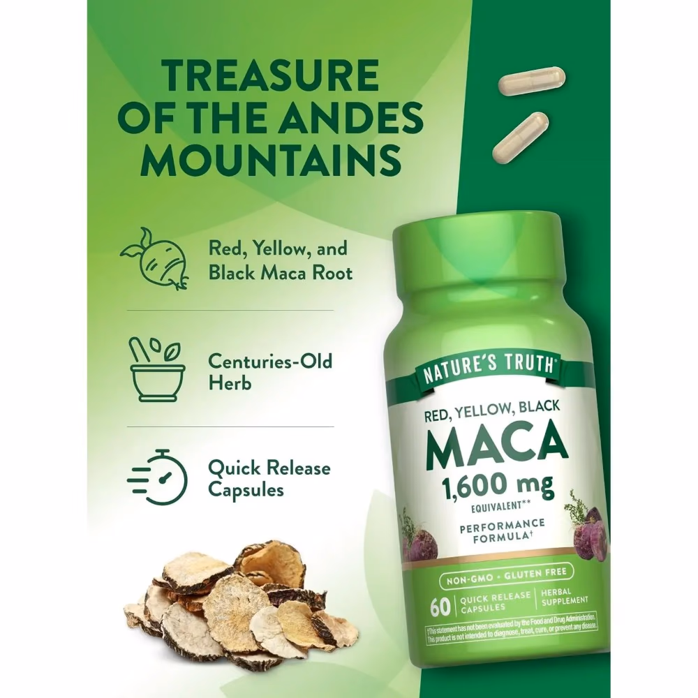 Natures Truth Maca 1600Mg - 60 Capsules 2