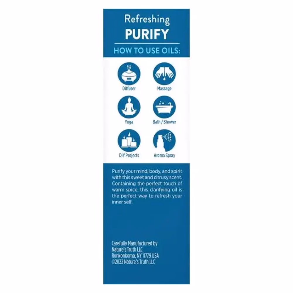 Natures Truth Refreshing Purify Pure Essential Oil - 15ml 4