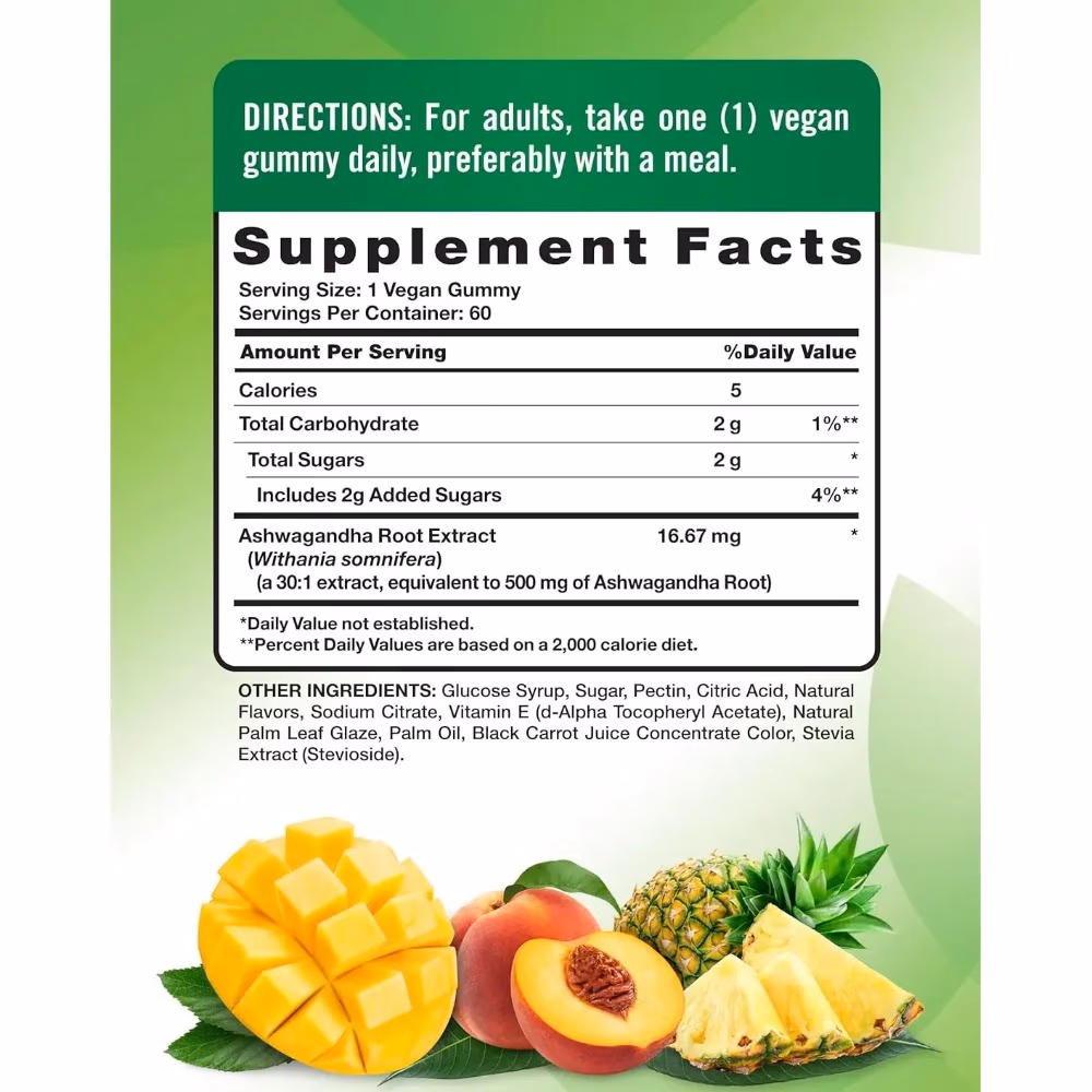 Natures Truth Restore & Unwind Ashwagandha Gummies - 60 Gummies 3