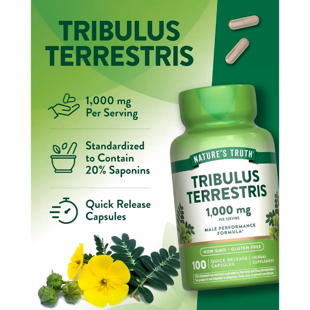 Natures Truth Tribulus Terrestris 1000Mg - 100 Capsule 2