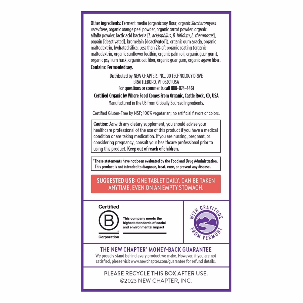 New Chapter 55+ Every Woman's Multivitamin Tab 30s 3