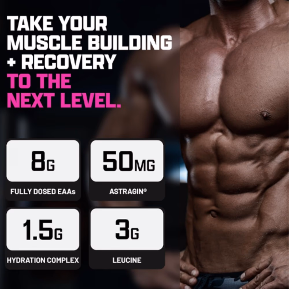 Nutrex EAA+ Hydration Powder 390gm (30 Servings) - Blueberry Lemonade 3