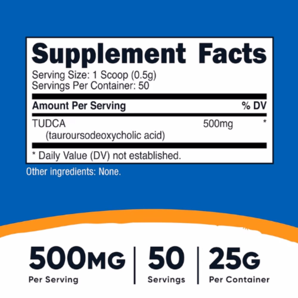 Nutricost Tudca 50 servings - Unflavored 2