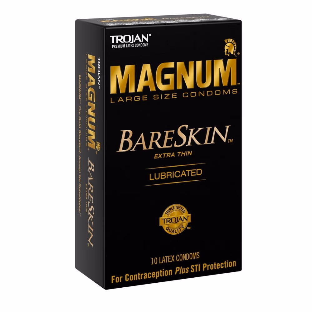 Trojan Magnum Bareskin Condoms 10s  3
