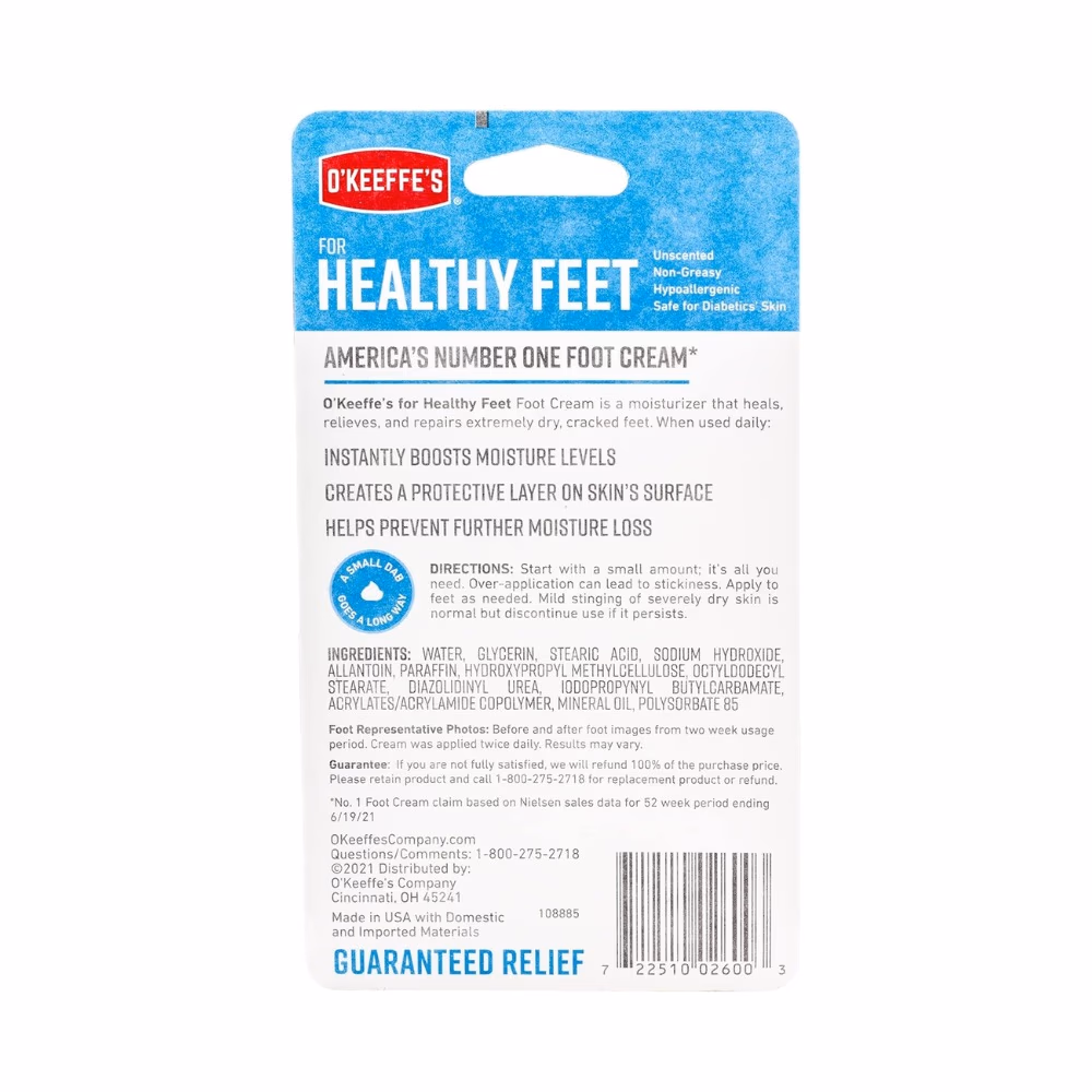 O'Keeffe's Healthy Feet Cream 76g 2