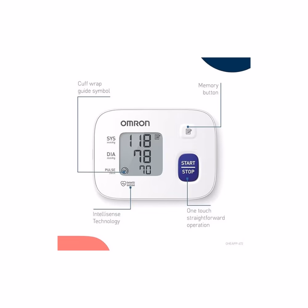 Omron Blood Pressure Wrist Monitor RS1 5