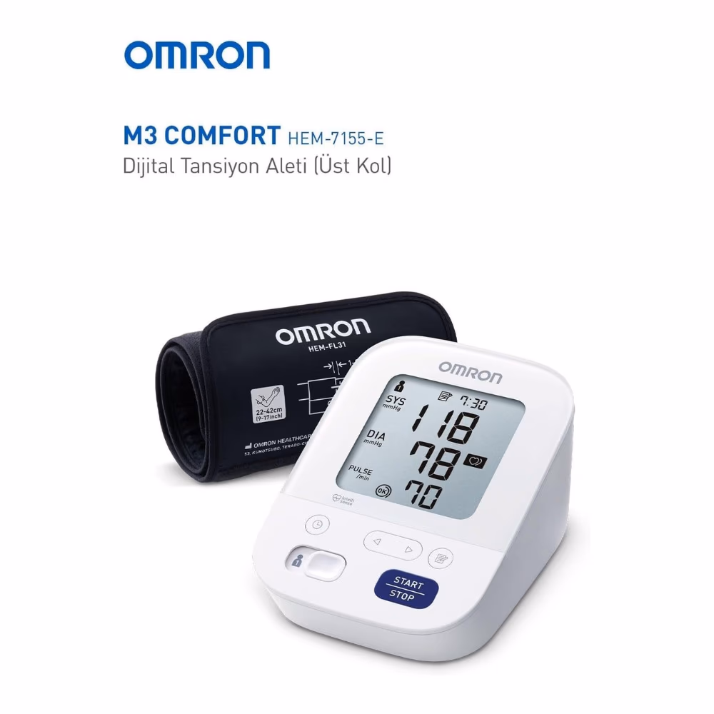Omron M3 Comfort Blood Pressure Monitor Offer Pack 3