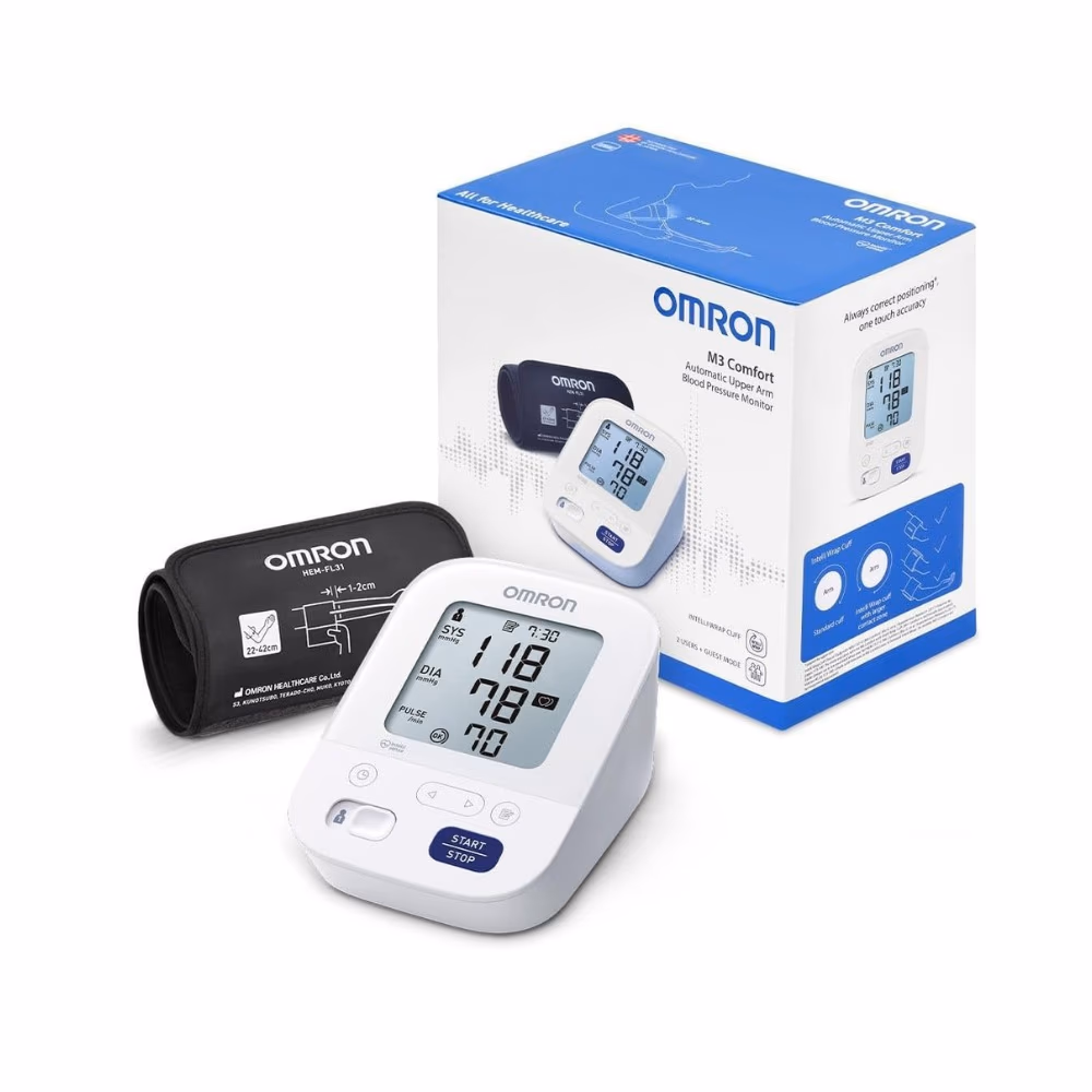 Omron M3 Comfort Blood Pressure Monitor Offer Pack 2