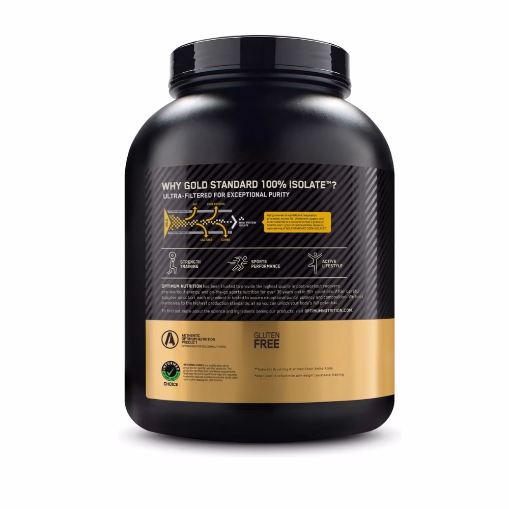 Optimum Nutrition 100% Gold Standard Isolate Vanilla 5LB 3