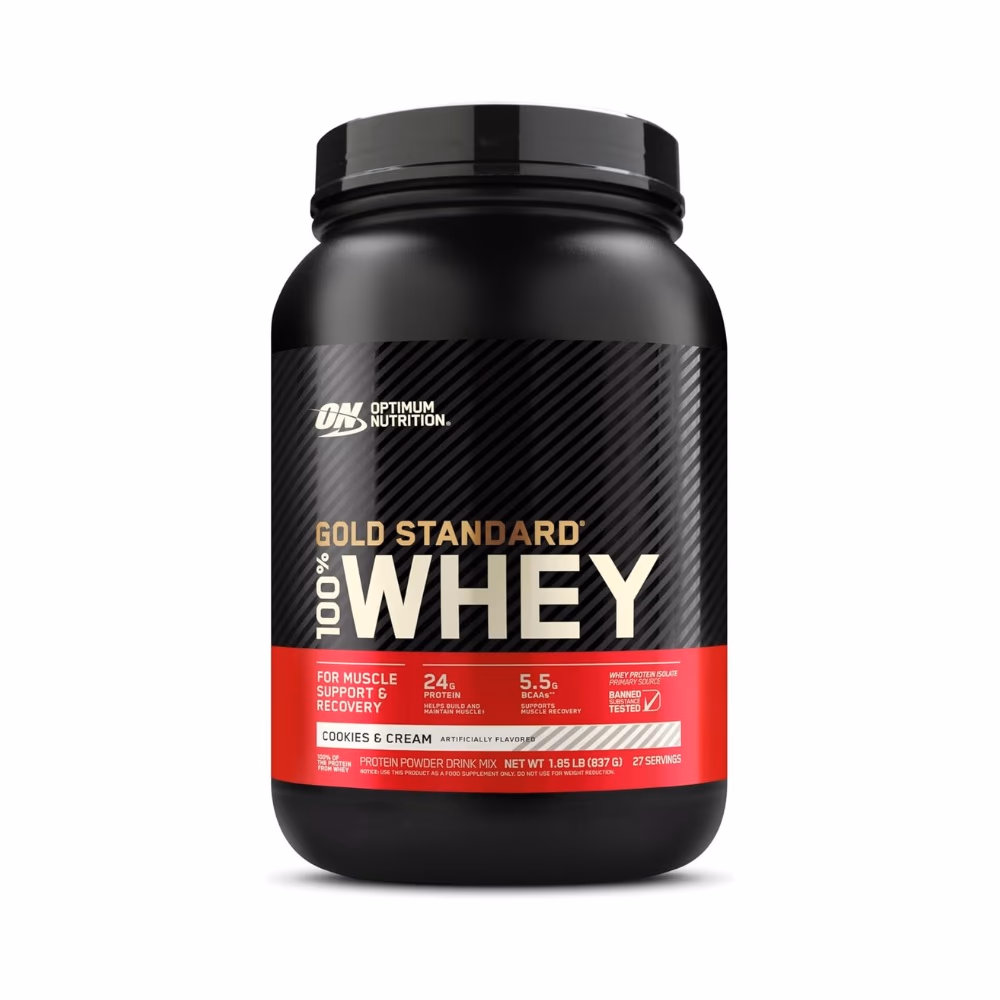 Optimum Nutrition 100% Gold Standard Whey Cookies and Cream 2LB 2