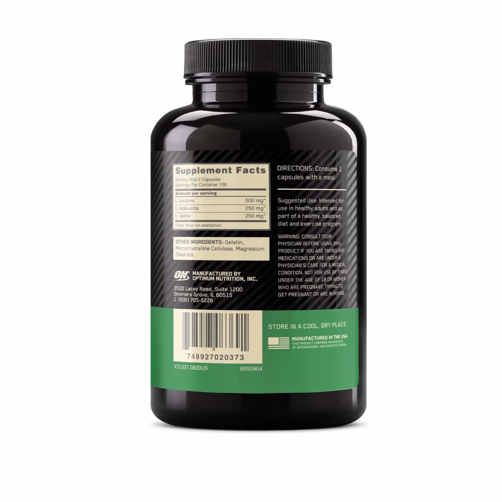 Optimum Nutrition BCAA 1000- 200 Capsules 3