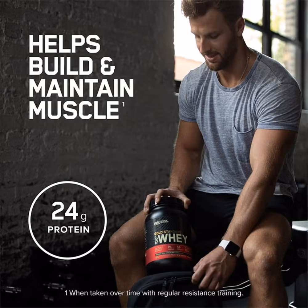 Optimum Nutrition 100% Gold Standard Whey Double Rich Chocolate 5 LB 5