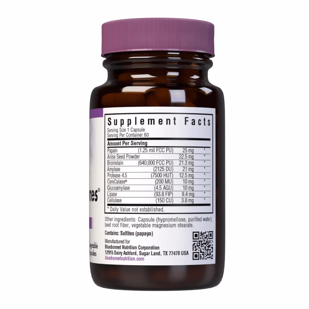 Bluebonnet Full Spectrum Optimum Enzymes 60 Caps 2