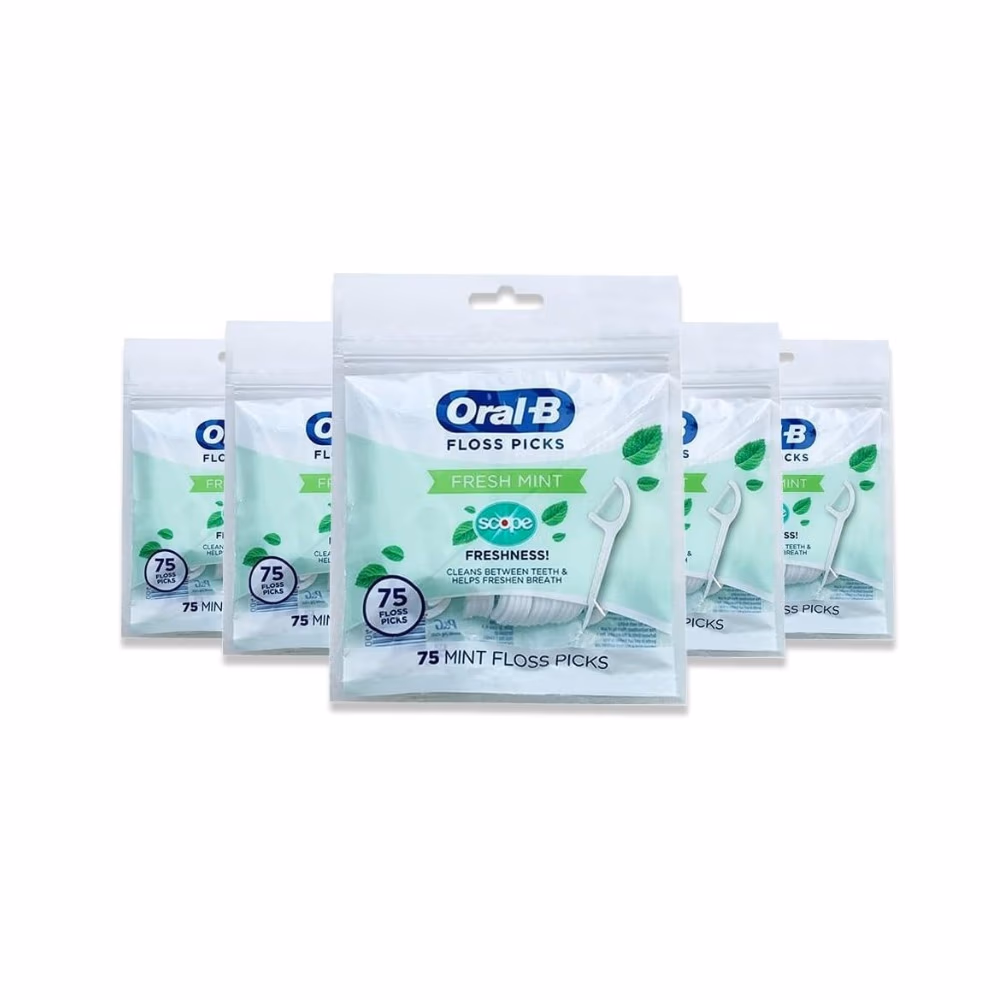 Oral-B Floss Picks Fresh Mint 75S 2