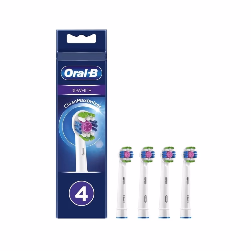 Oral-B 3D White Toothbrush Head 4S 2