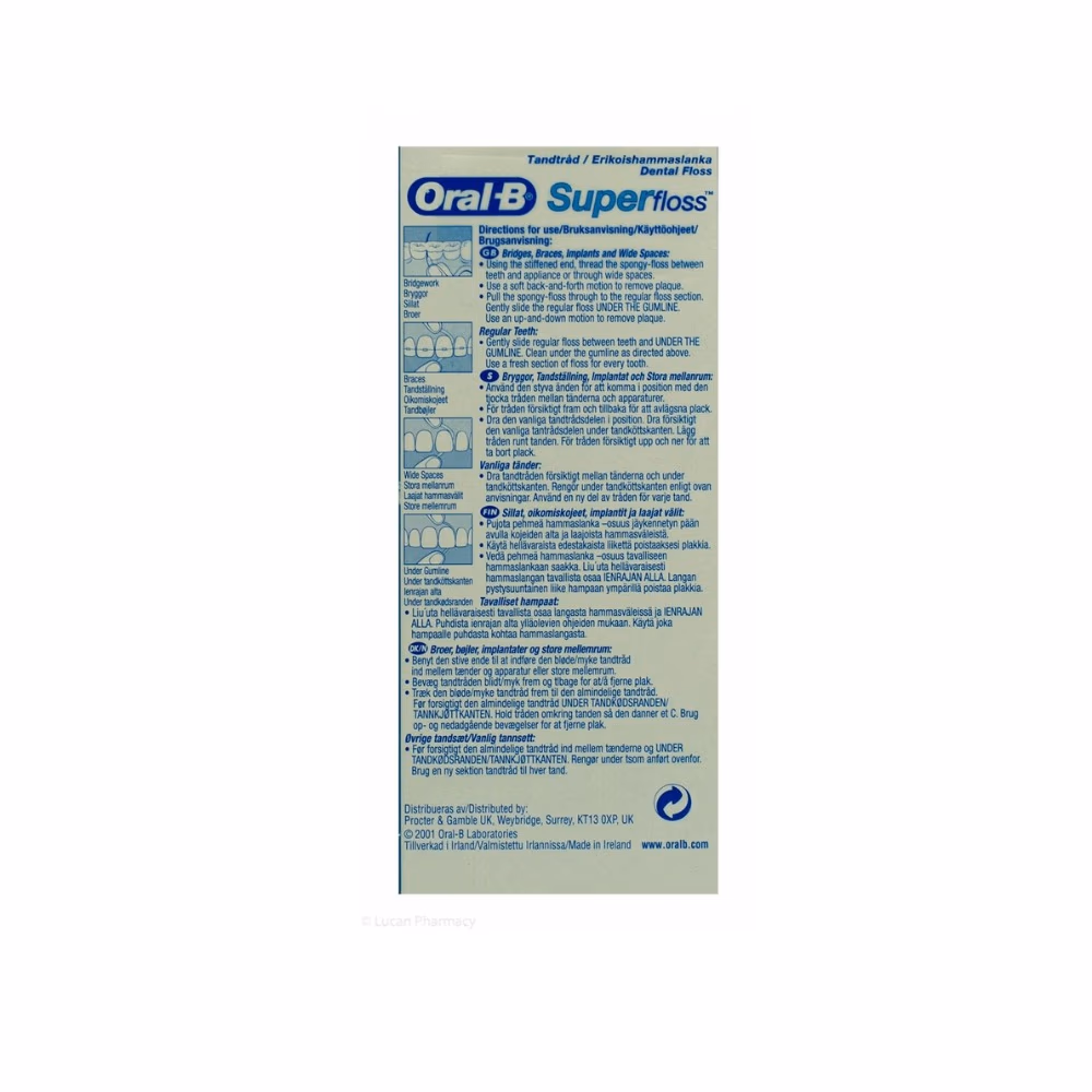 Oral-B Super Floss 50 Pre-Cut Strands 3