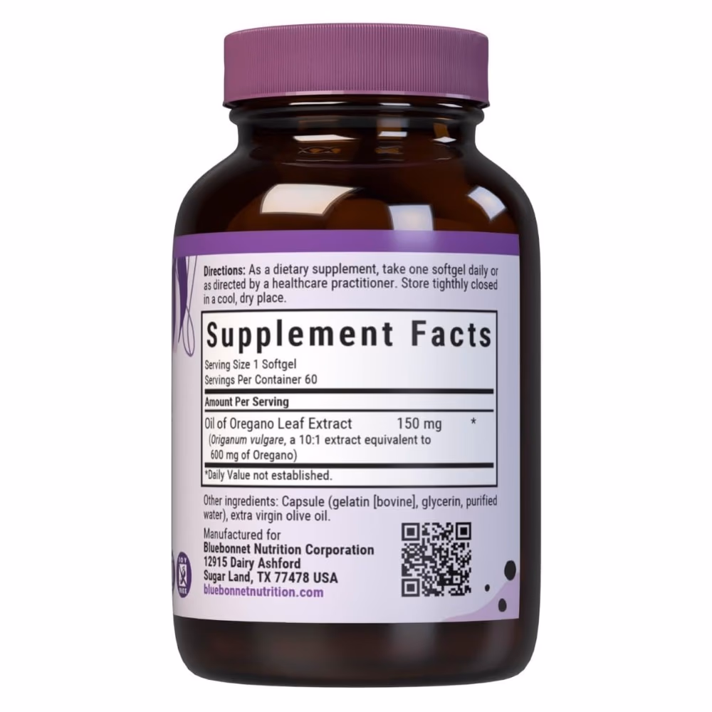 Bluebonnet Oil of Oregano 60 Softgels 2
