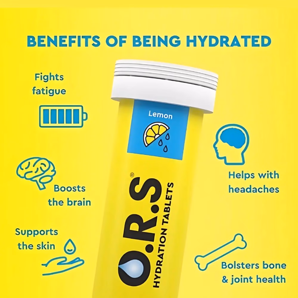 ORS Hydration Tablets Lemon 24s 3