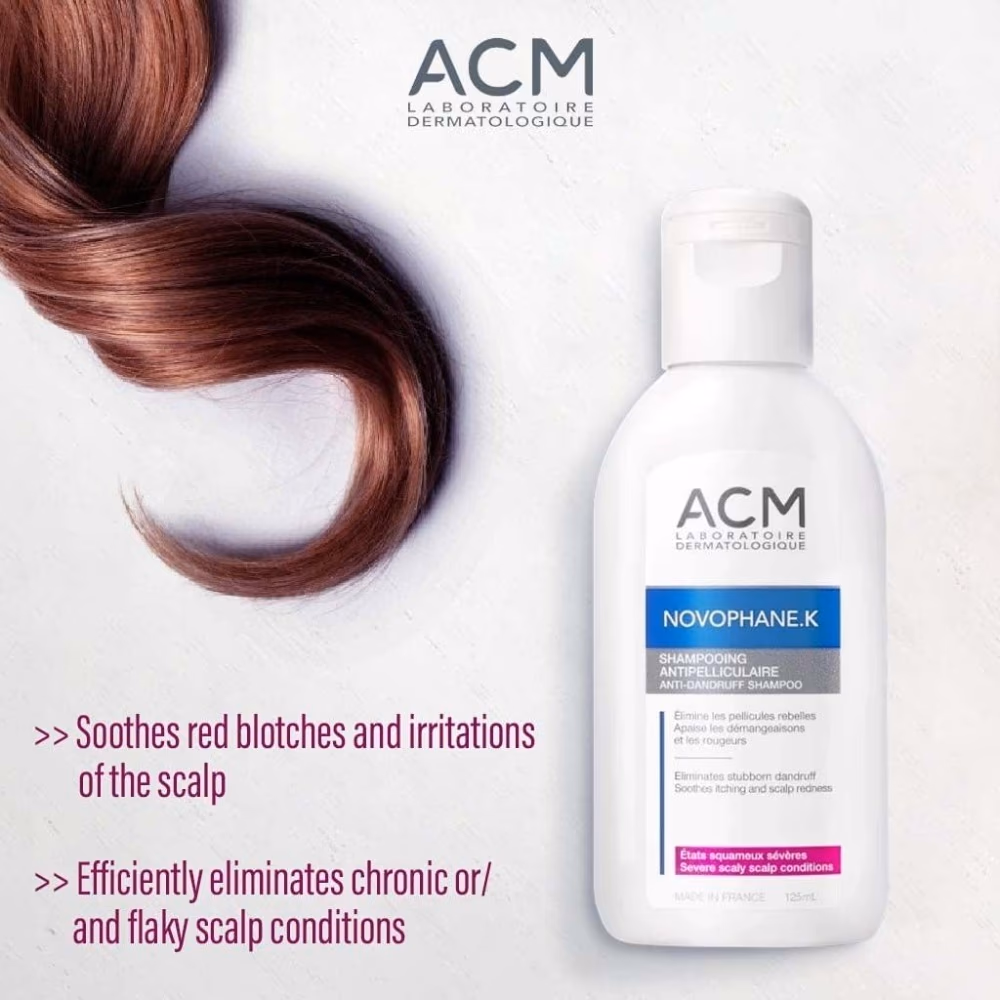 ACM Novophane K Shampoo 125ml 3