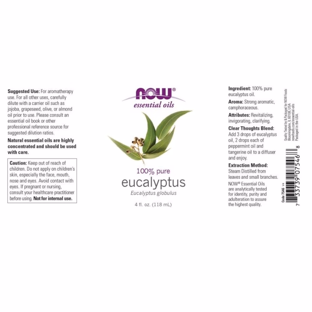 Now Eucalyptus Oil 118ml 2