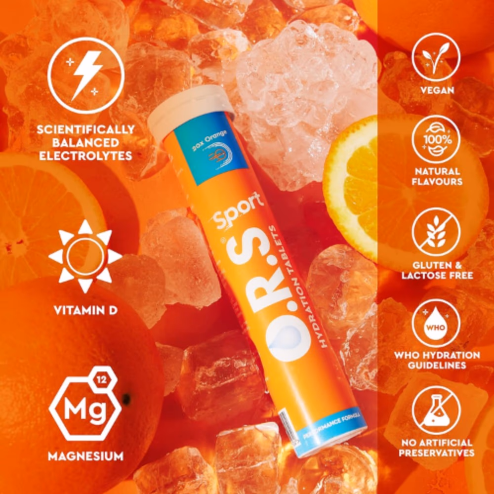 ORS Sport Hydration Tabs Orange 20S 2