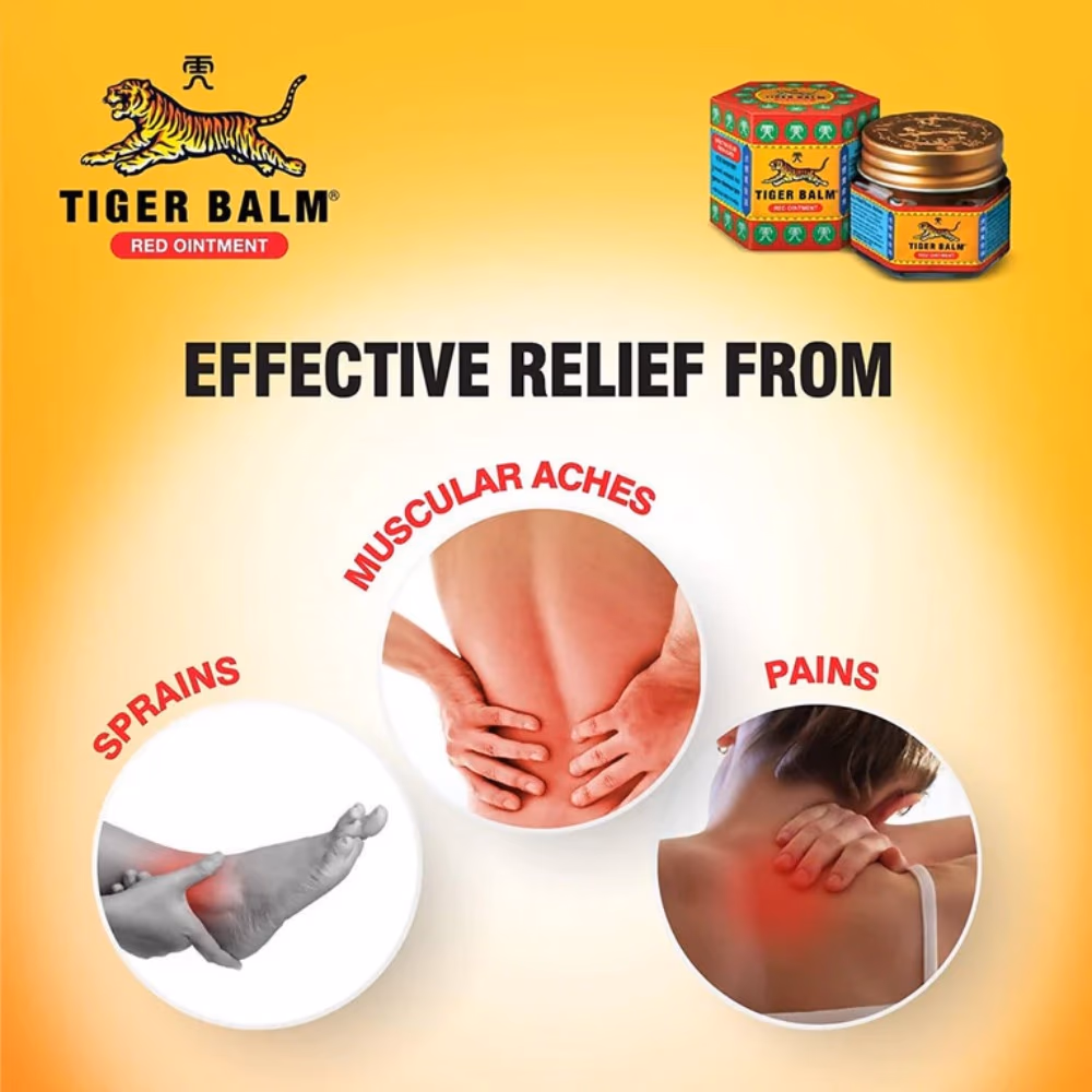 Tiger Balm Red Ointment 19.4g 3