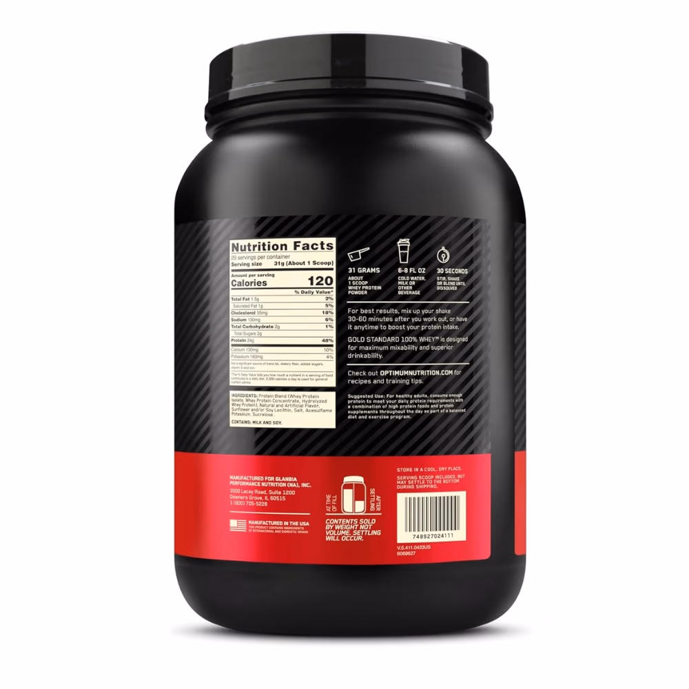 Optimum Nutrition 100% Gold Standard Whey French Vanilla 2LB 5