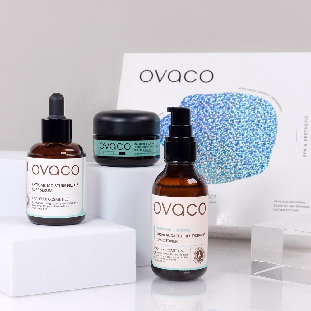 Ovaco Hydrate And Glow Skincare Set 3