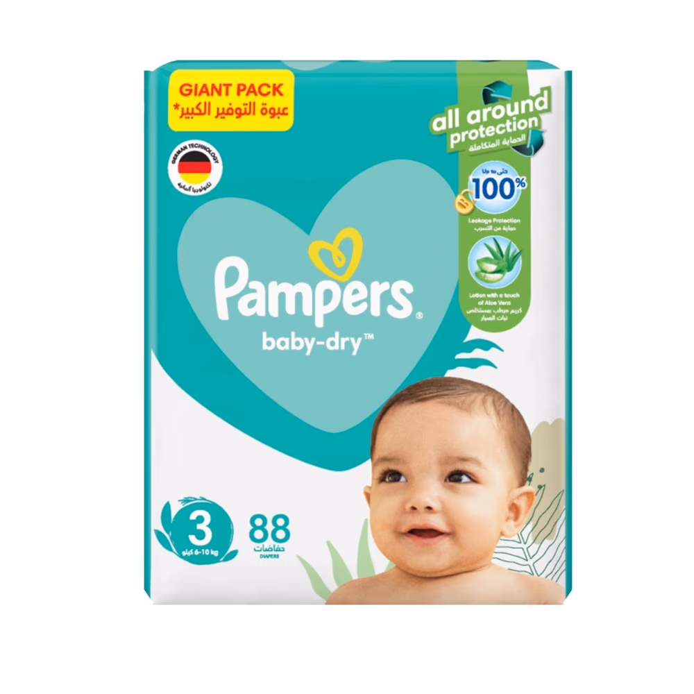 Pampers Baby Dry Giant Pack 3 88S 2