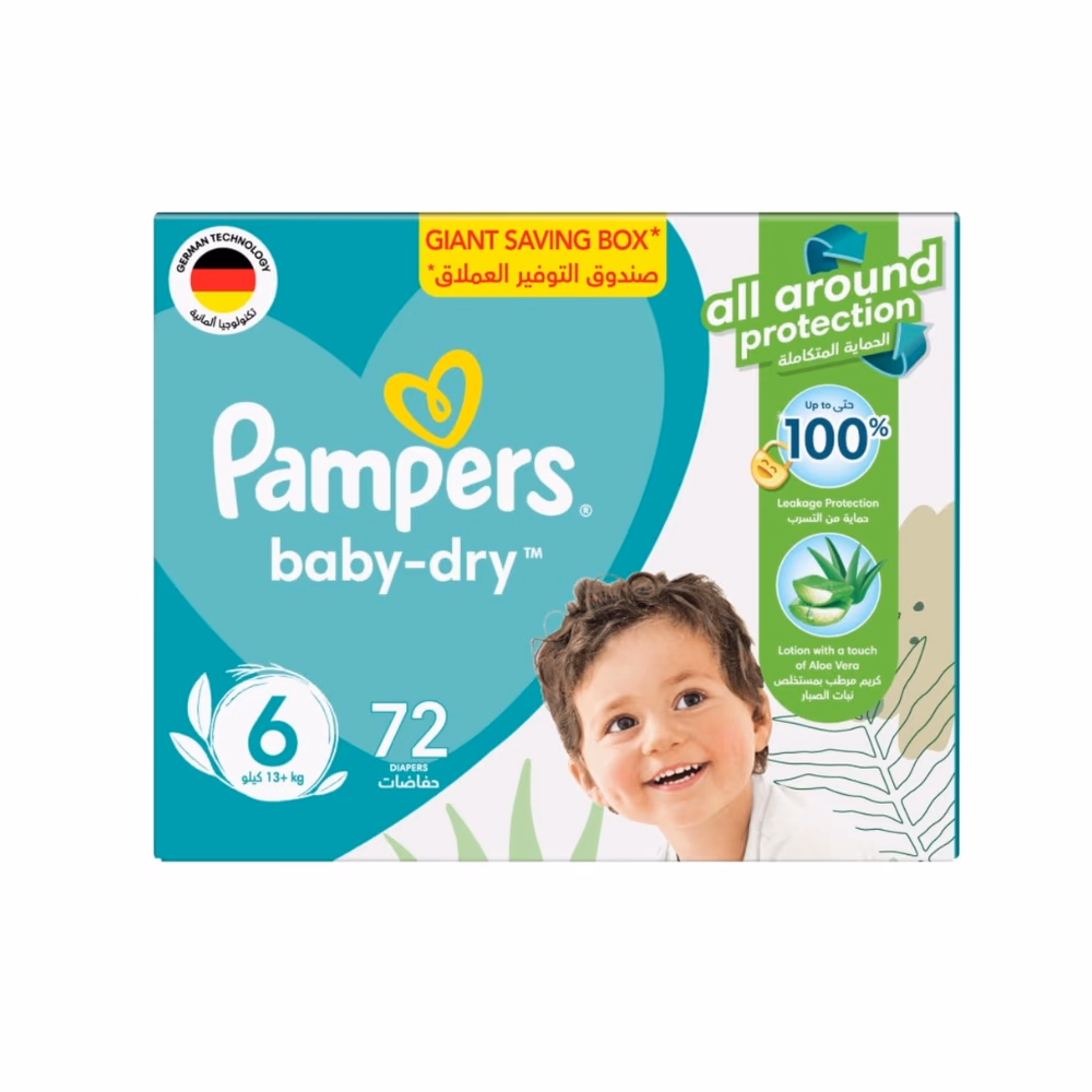Pampers Baby Dry Giant Pack 6 72S 2