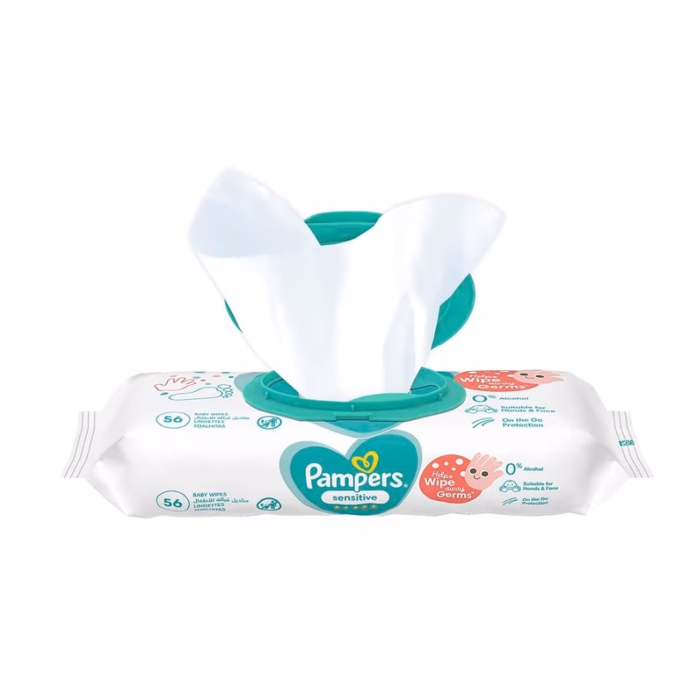 Pampers Baby Wipes Sensitive 56S 2