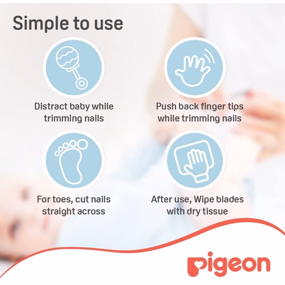 Pigeon Baby Safety Nail Scissors 3+ Months 802 4
