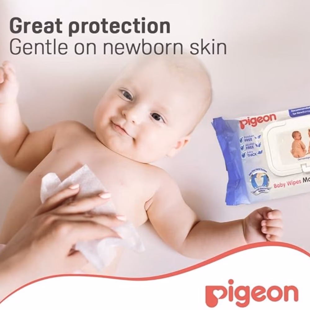 Pigeon Baby Wipes Moisturizing Cloths 70s 2