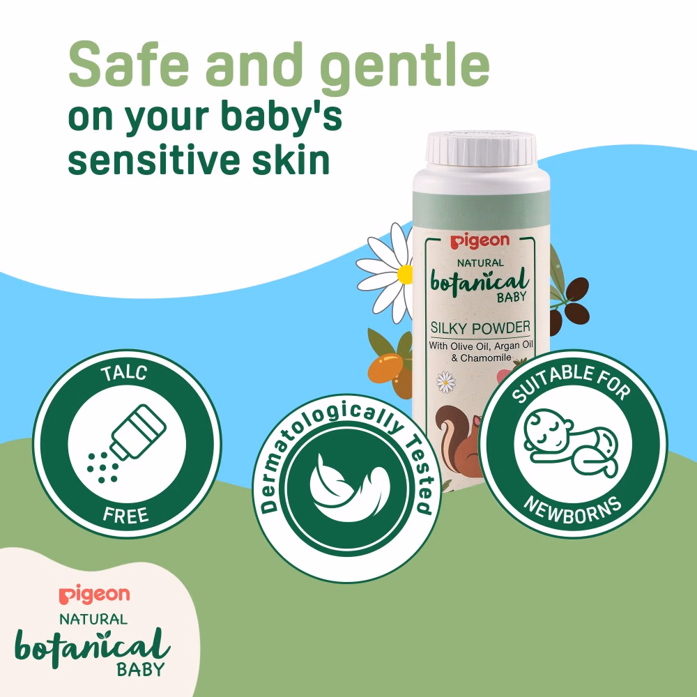 Pigeon Botanical Baby Silky Powder 125g 2