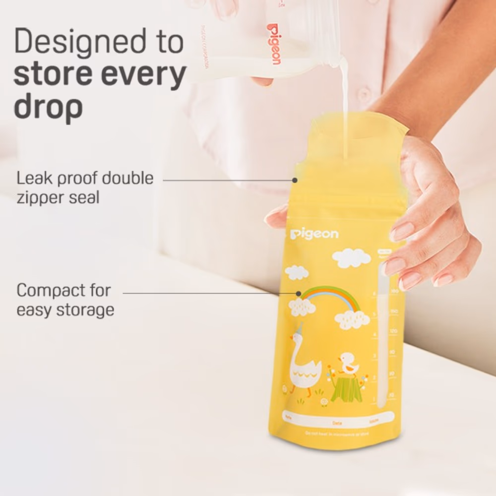 Pigeon Breast Milk Storage Bags 25s 180ml 2