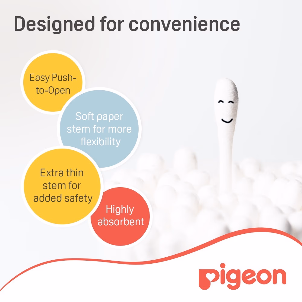 Pigeon Cotton Swabs Thin 200s 873 4