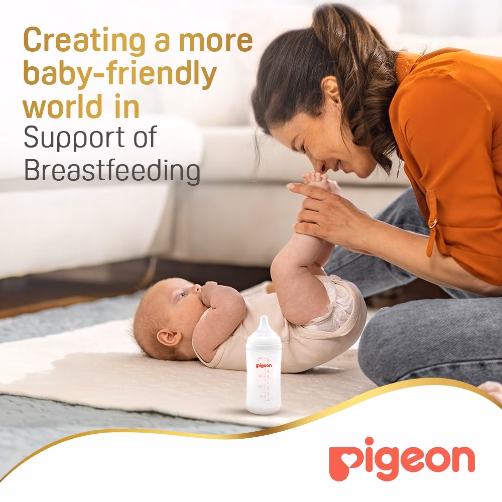 Pigeon Soft Touch Nursing Bottle Plastic 3+ Months 240ml 2