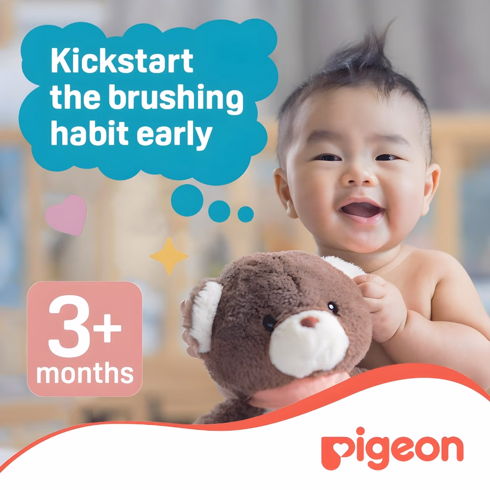 Pigeon Silicone Finger Toothbrush 3 Months+ 4