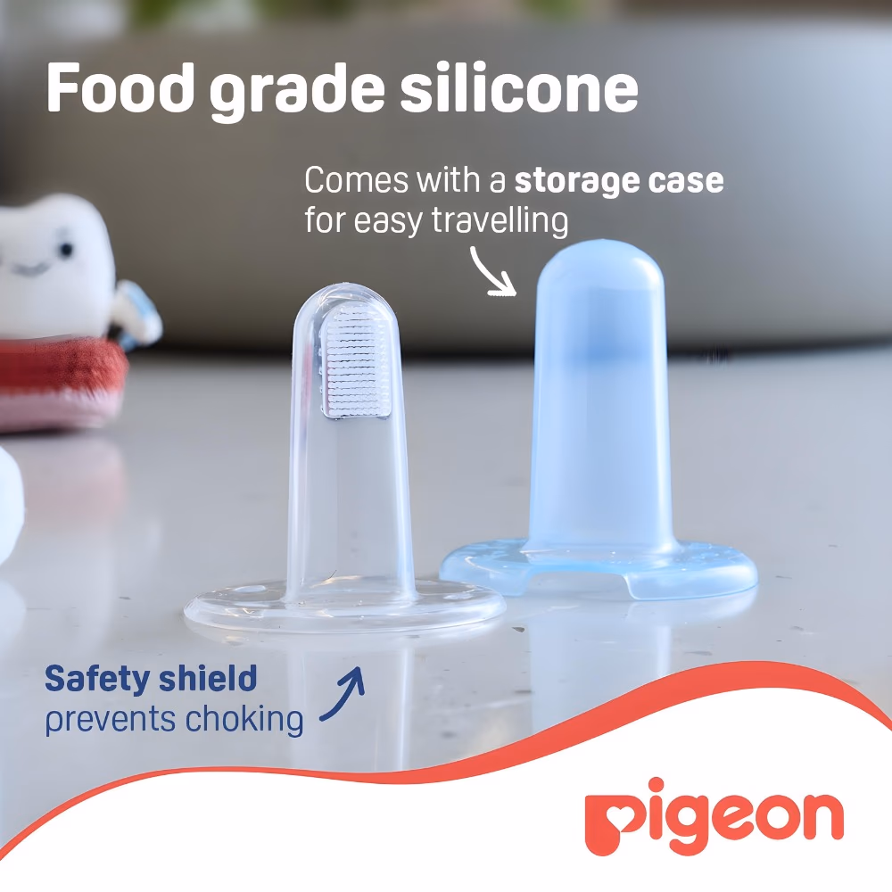 Pigeon Silicone Finger Toothbrush 3 Months+ 2