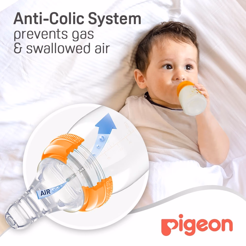 Pigeon Slim Neck Bottle Animals 120ml 415 5