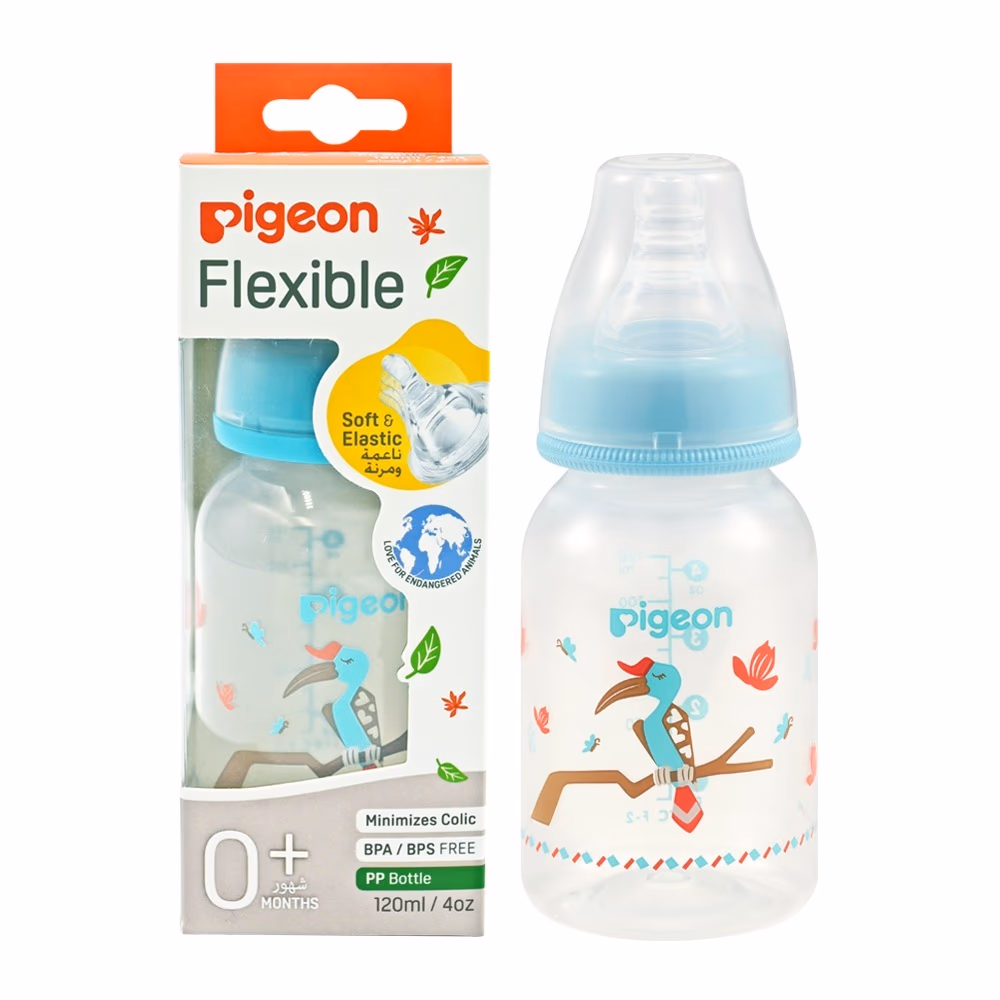 Pigeon Slim Neck Bottle Animals 120ml 415 4