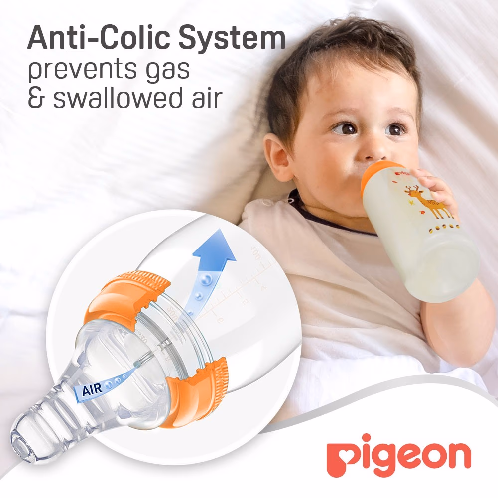Pigeon Slim Neck Bottle Animals 240ml 414 5